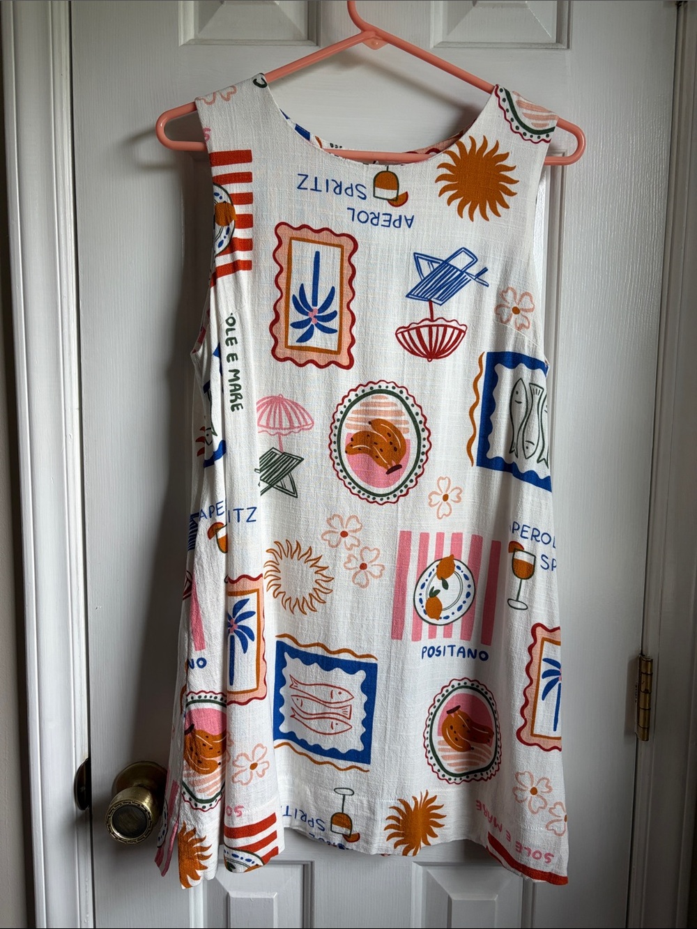 Paper Heart Capri Beach White Mini Dress Tunic